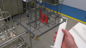 Augmented Reality support for loading custom wash rack in pharmaceutical lab from Belimed Life Science